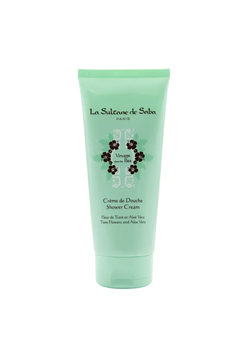 La Sultane de Saba Shower Cream Tiaré Flowers & Aloe Vera  Крем-гель для душу «Квіти тіаре та алое вера»