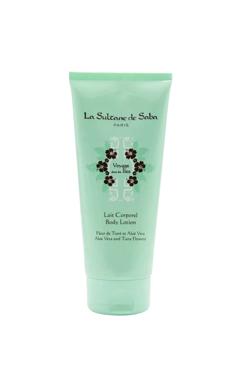 La Sultane de Saba Lait Corporel Body Lotion Aloe Vera & Tiaré Flowers, 200 ml Молочко для тіла «Алое вера та квіти тіаре»